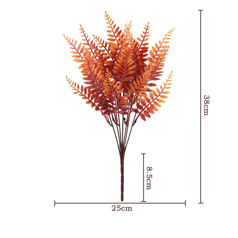 Product Introduction of Artificial Fall Flowers Outdoor UV Resistant Greenery Shrubs Plant for Thanksgiving Festival Wedding Home Decoration Fake Flower 7