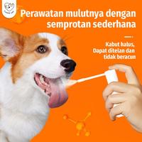 Gambar Cassiel Pet Spray Mulut Anjing/Kucing - Atasi Bau Mulut, Sakit Gusi & Bakteri, Solusi 3in1 - 1 botol dari CASSIEL-PET ID Kota Administrasi Jakarta Barat 5 Tokopedia