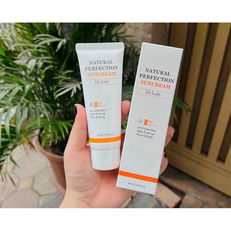 Kem chống nắng Dr.Lady NATURAL PERFECTION Suncream 60ml Chăm Sóc Da Nữ Skincare Sunscreen Women 1