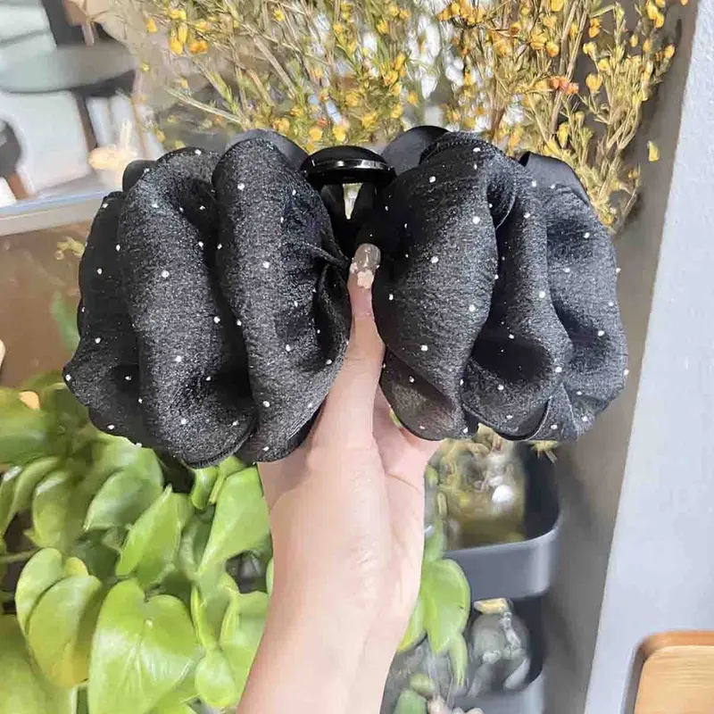 Kẹp Tóc Bướm, Ngọt Ngào Và Thanh Lịch, Phong Cách Ab, Cỡ Lớn, Dành Cho Phụ Nữ Và Trẻ Em Gái, Kẹp Cá Mập, Phụ Kiện Đội Đầu 6