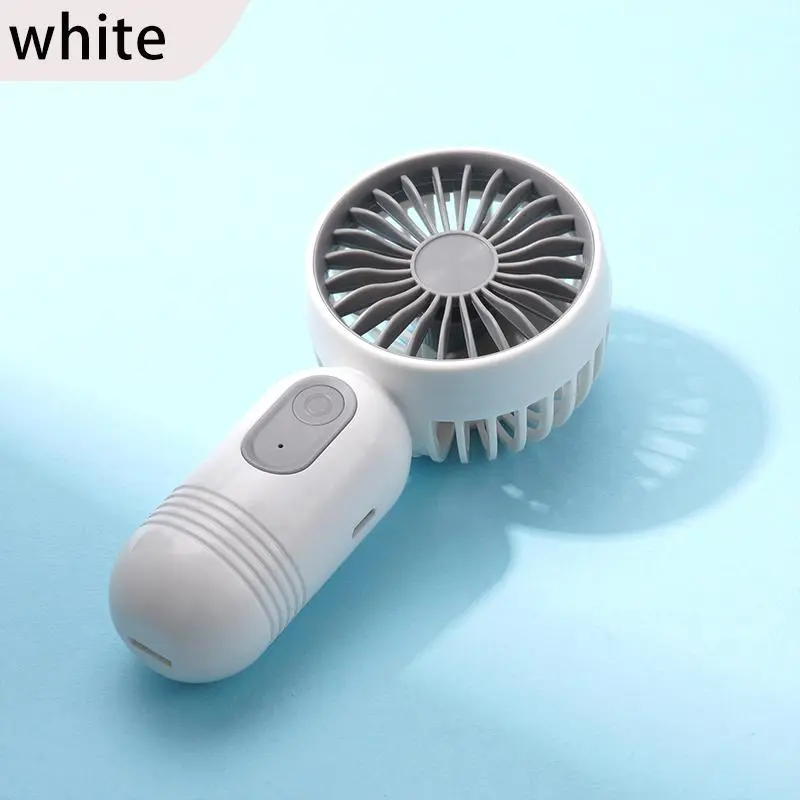 Portable Mini Fan, USB Rechargeable Handheld Fan with 3-speed Settings, Multifunction Lightweight Fan for Makeup, Travel, Beach, Indoor and Outdoor Use, Multipurpose Fan, Adjustable Fan, Silent Fan 4