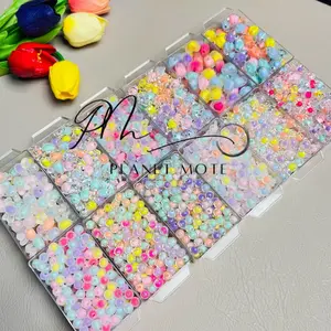 Manik Mote Akrilik Isi Transparant Dove DIY (15gr)