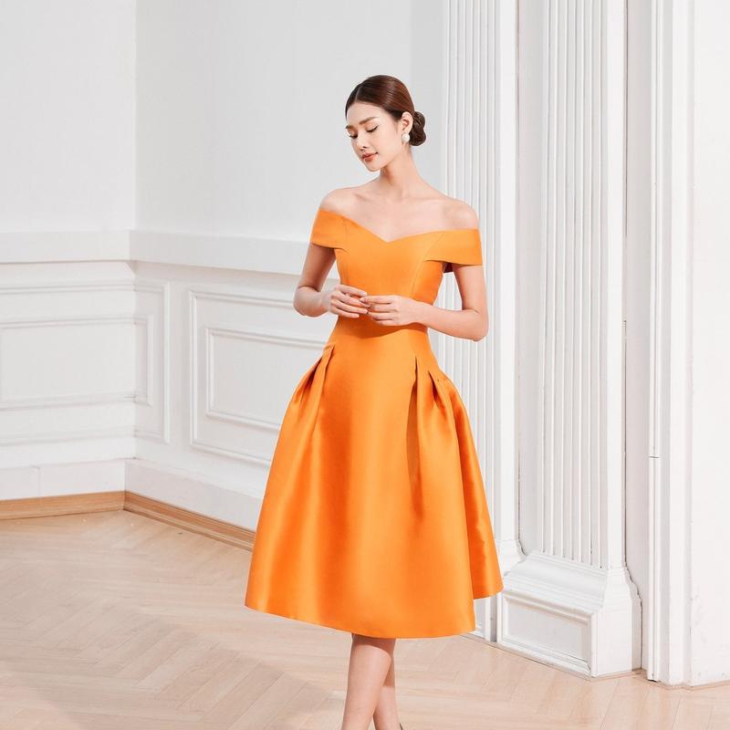 Đầm xòe vai trễ HeraDG WDPBB2009 0