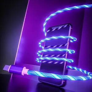 COD KABEL DATA KABEL CHARGER LED 1M UNTUK SEMUA TIPE HANDPHONE