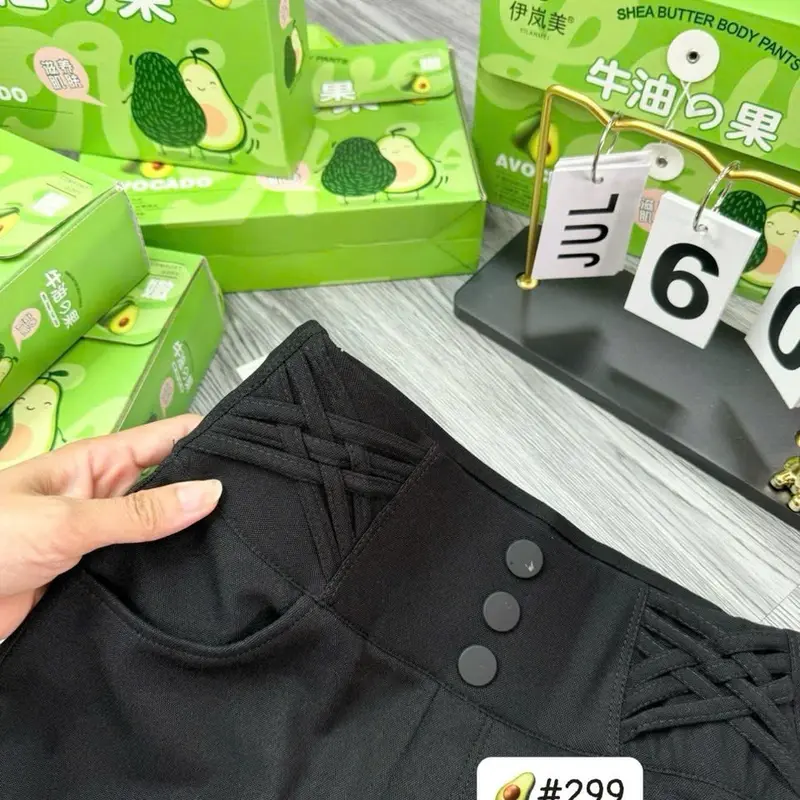Quần legging bơ AVOCADO cạp cao 299 - 2119 - bản cạp Trơn và Dây Đan 3 cúc [ Không Lót nỉ] ( miễn phí ship hàng toàn quốc ) 3