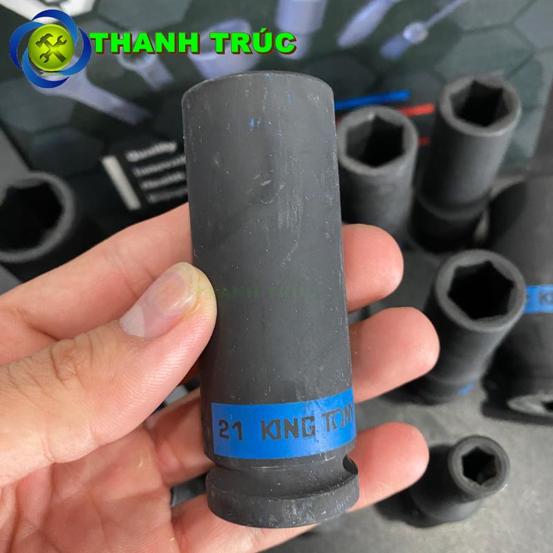 Tuýp đen dài Kingtony 4435xx loại 1/2 6 cạnh có size 8-32mm 6