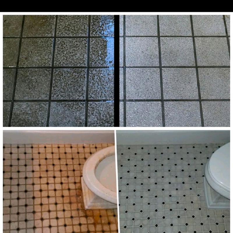 Combo 3 can nước tẩy gạch BESTCLEAN can 1 lít Làm Sạch xi măng, ố vàng cáu bẩn toilet 1