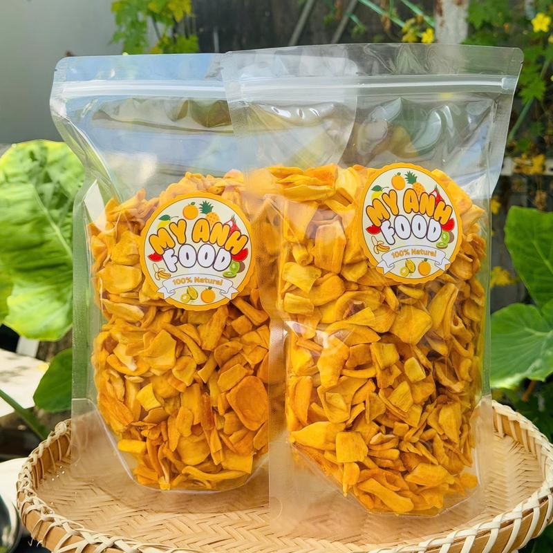 02 Túi loại  500g  - Mít vụn sấy giòn, ngọt tự nhiên thay thế Snack - MỸ ANH FOOD 2