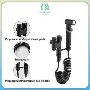 SUS304 1 Set Jet Shower Kloset Jet Shower Kamar Mandi Semprotan Toilet Duduk Jet wasser Kloset Stainless