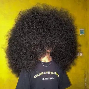 WIG SUPER JUMBO BELUM SASAK tahan panas natural brown hitam