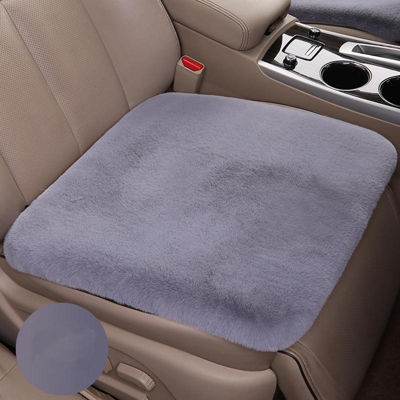 Product Introduction of Plush Seat Cushion Car Seat Cushion Winter Plush Rabbit Fur Winter Warmth Thick Wool One Piece E2D8 43