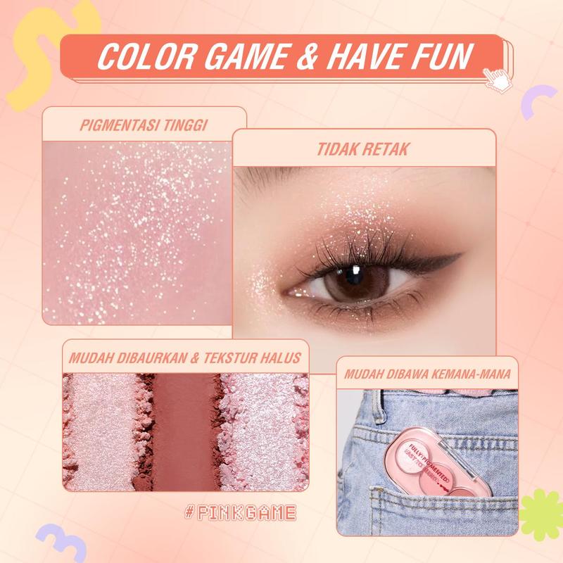 Product Introduction of (BUNDLE) PINKFLASH Eye Makeup Set 3 Shades Eyeshadow Palette Maskara Eye Makeup Set 16