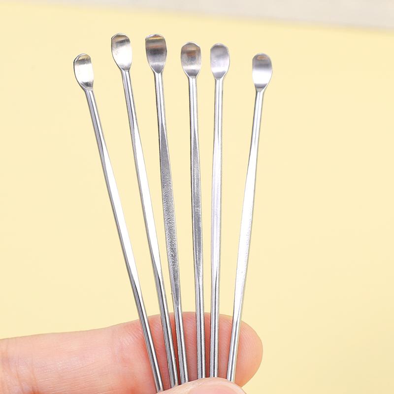 Product Introduction of 10 Pcs Multi-style Stainless Steel Ear Picking Tool Adult Ear Scoop Spiral Ear Wax Picker Earpick Cleaning Supplies Color 17