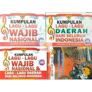Buku Kumpulan Lagu Wajib Nasional dan Daerah