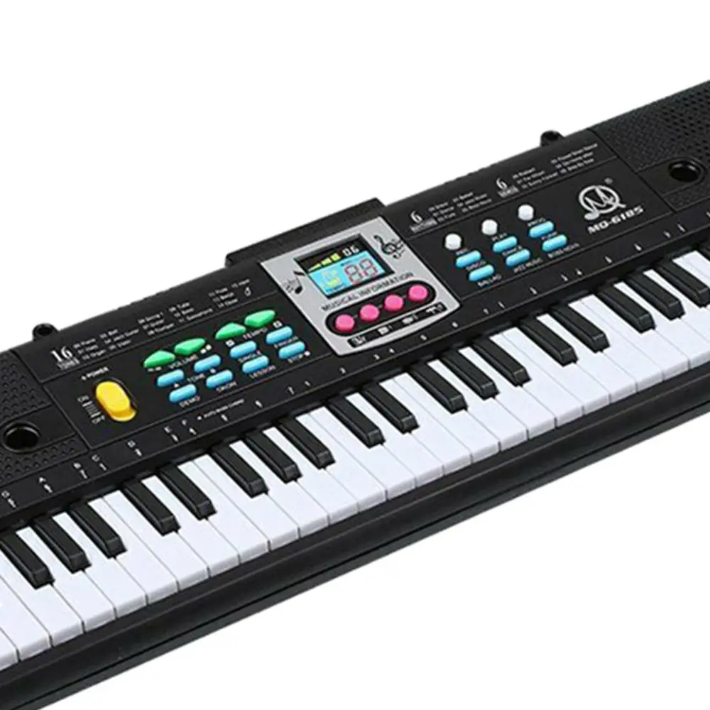 Keyboard Piano 61 Keys Digital Music Key Board with Microphone Xmas Gift Musical Entertainment Electronic Organ