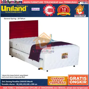 2in1 Anak Ranjang Sorong Paradise CANVIO Uniland Springbed