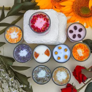 Mandakaliving - Natural Scented Candle 60 Gr. Lilin Aromaterapi Souvenir Hampers Ulang tahun