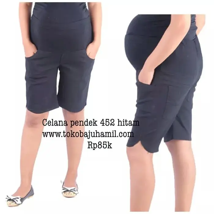 Celana Hamil Pendek Soft Jeans 452