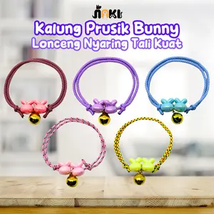 PRUSIK LONCENG KALUNG KUCING KALUNG LONCENG KUCING AKSESORIS KUCING FASHION KUCING PENANDA KUCING