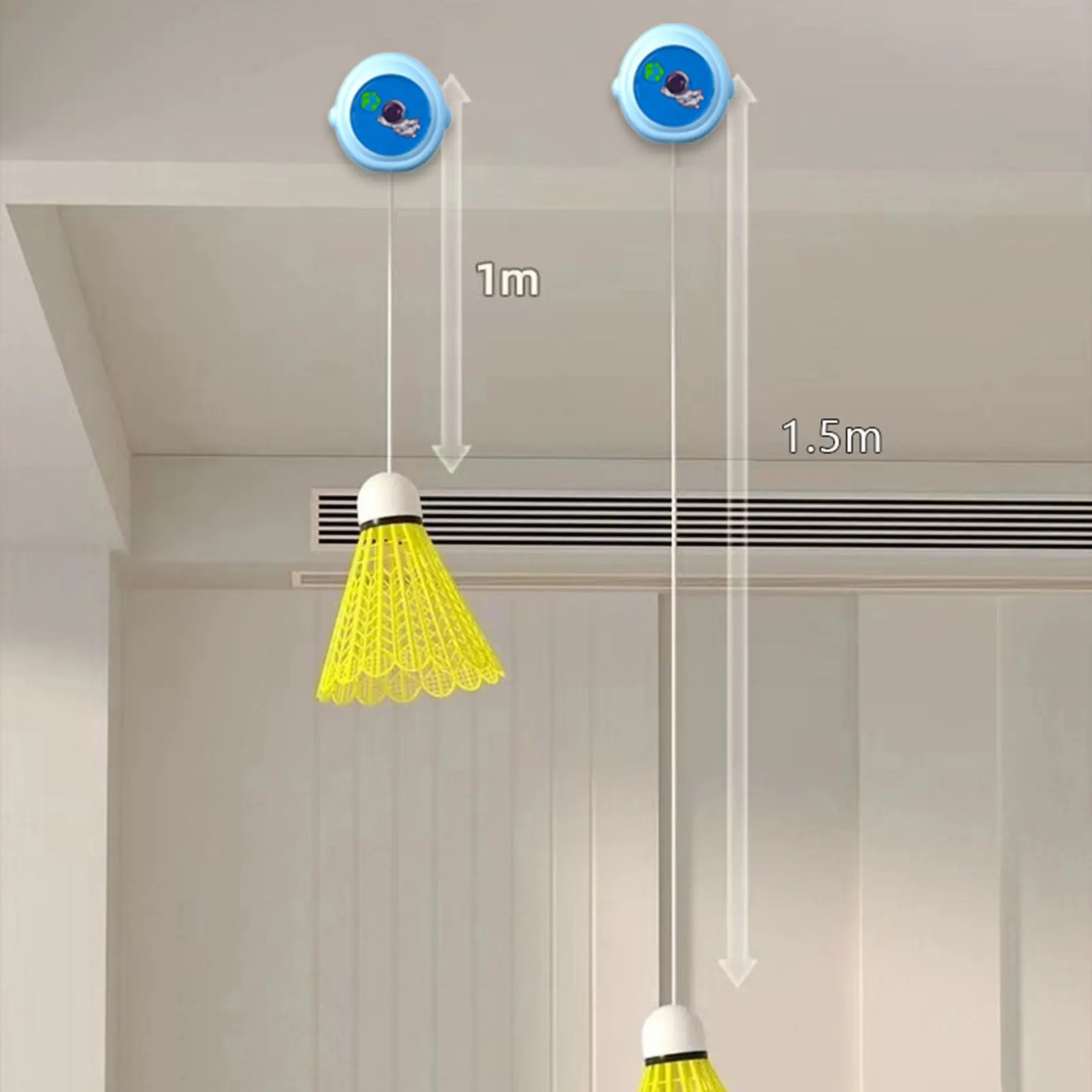 Dụng Cụ Tự Tập Luyện Cầu Lông, Thiết Bị Tập Luyện Vợt Cầu Lông Co Giãn, Để Tập Luyện Trong Nhà Và Ngoài Trời, Dụng Cụ Tập Luyện