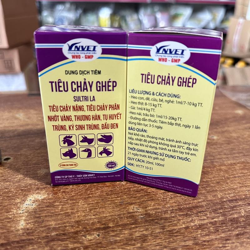Product Introduction of Thuốc trị tiêu chảy nặng, phân nhớt vàng, thương hàn, tụ huyết trùng cho thú cưng - Sultri La của vnvet 3
