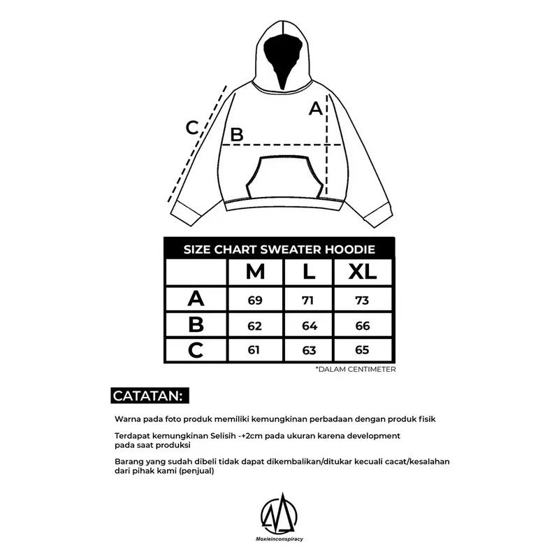 Moxie Fleece Hoodie Sweatshirt Unisex High School - Dark Misty 4