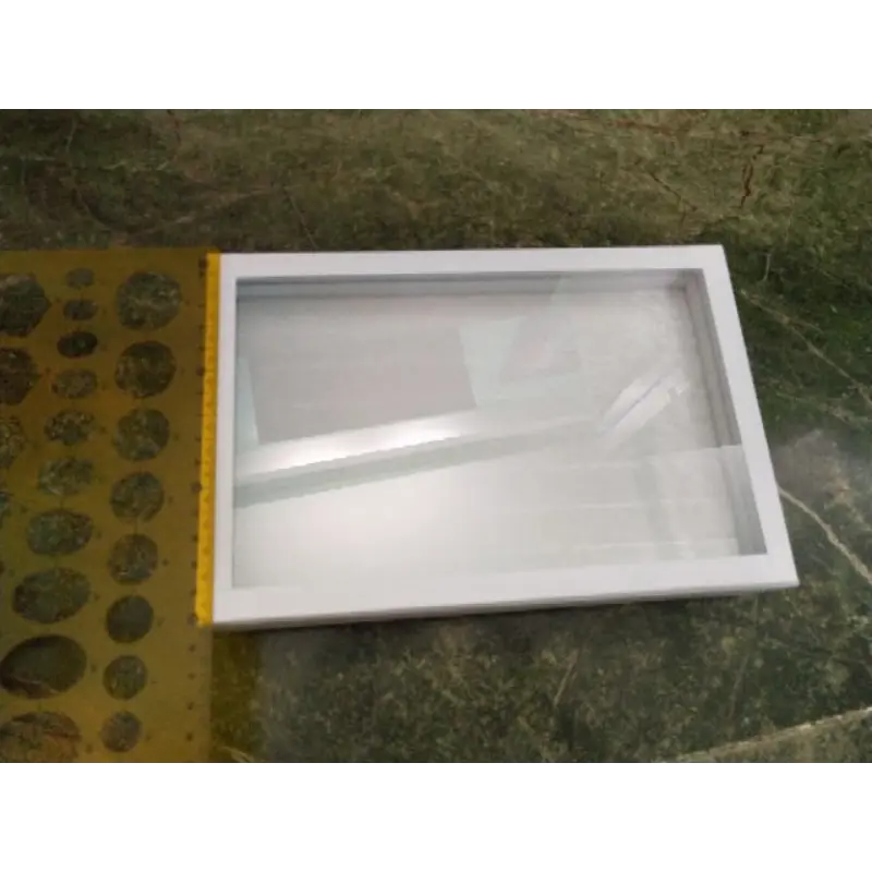 {oo89}      Khay nhung có nắp kính trưng bày nhẫn/bông tai nhỏ trắng/đen/đỏ 15,5cmx24cmx4cm