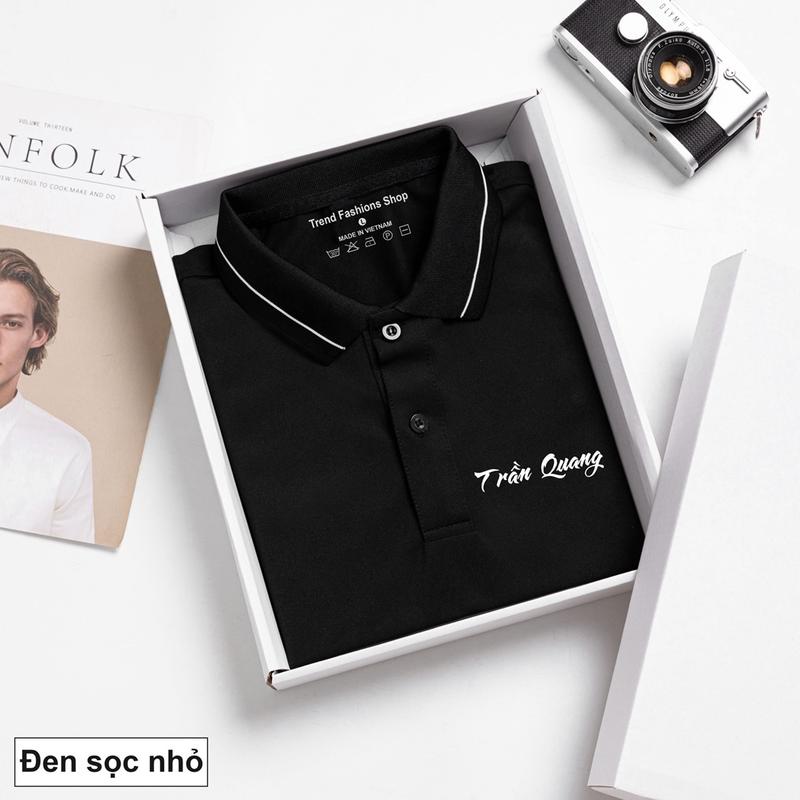 Áo polo nam nữ thêu tên theo yêu cầu, Áo đôi thêu tên, Áo nhóm thêu tên