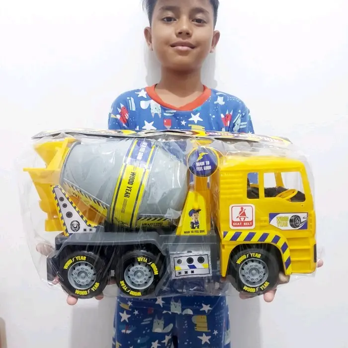 Mainan Mobil Truck Semen Molen Ukuran Besar - Mainan Truck Molen Ukuran Jumbo