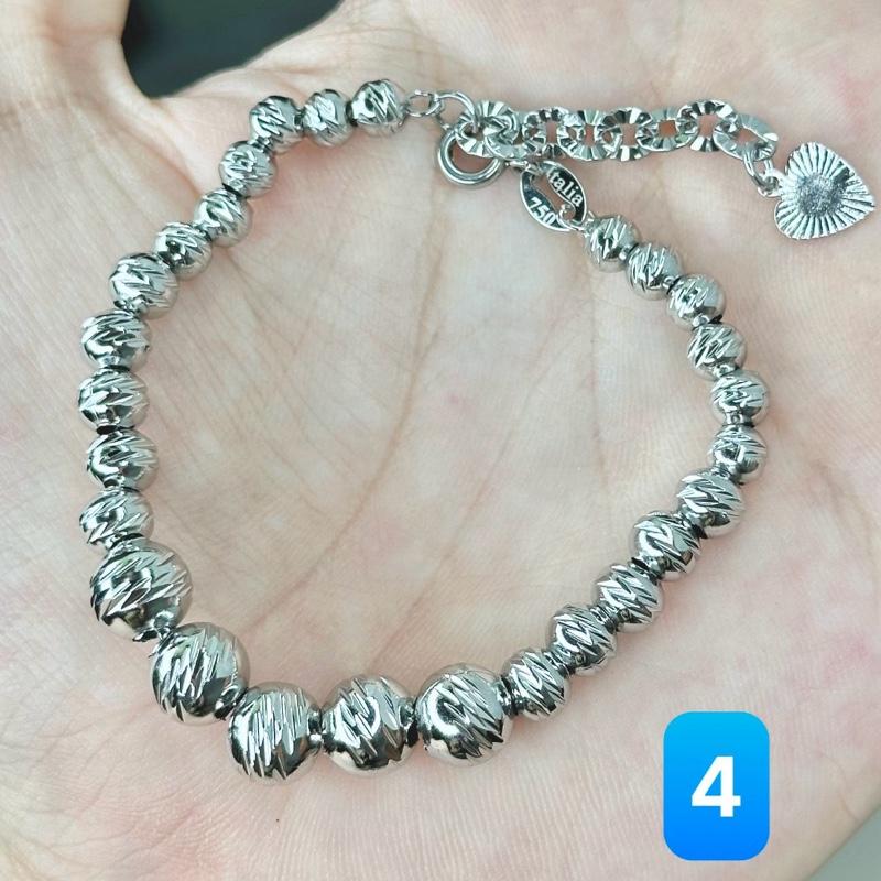 Lắc tay Bi inox cao cấp(sáng đẹp không bay không ngứa) 4
