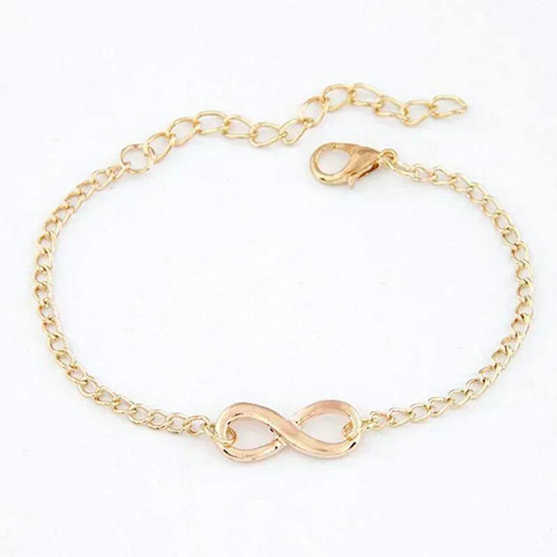 Vòng Tay Nhân Vật Vô Hạn, Thời Trang Nữ, Mạ Thép Titan Màu Vàng Hồng, Phụ Kiện Trang Sức, Dành Cho Phụ Nữ, Tuyệt Vời Làm Quà Tặng 3