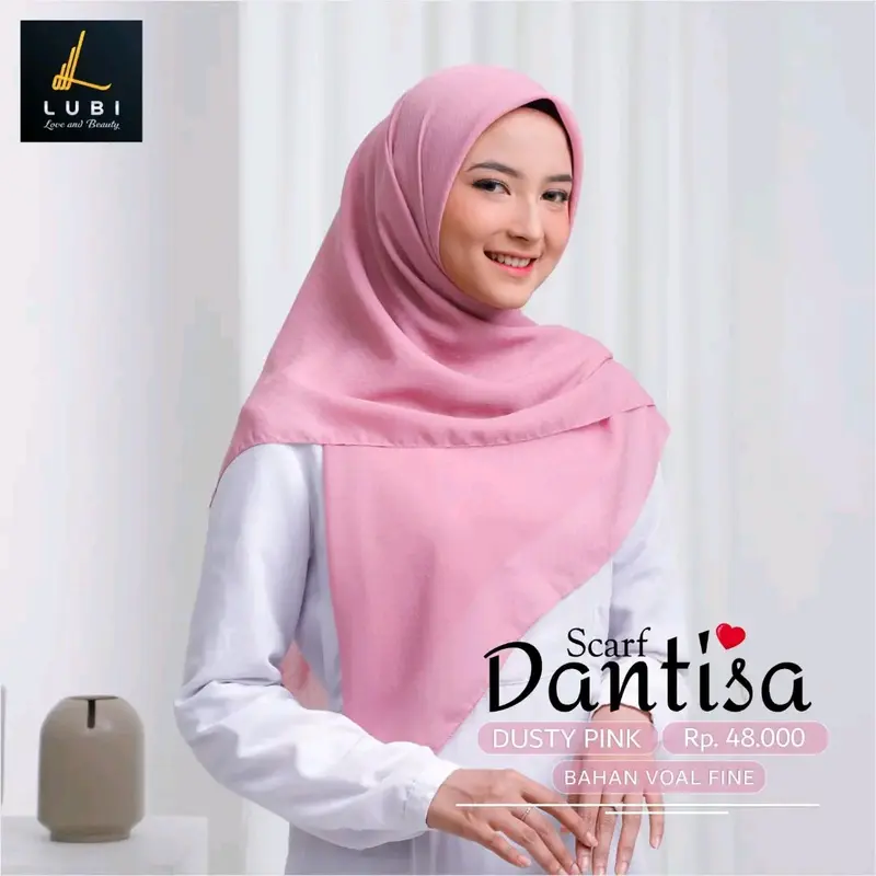 Kerudung  Scarf Dantisa By Lubi Terbaru 3