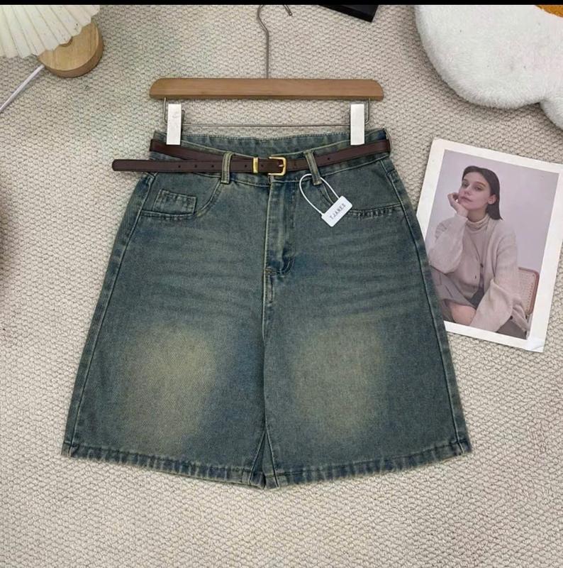 Quần lửng jean, Quần bò ngố trơn, jean nữ cá tính