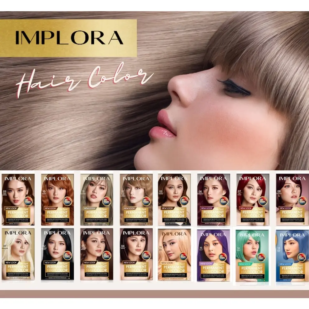 Implora New Permanent Hair Color & Pastel Edition All Varian