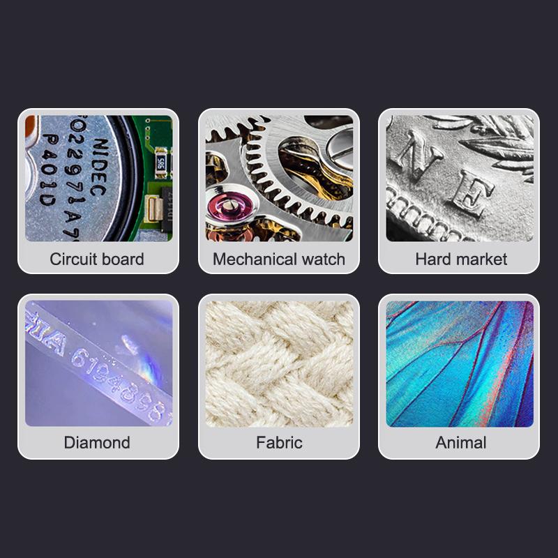 Product Introduction of Digital Handheld Microscope Magnifier For 500X Zoom Electronic Magnifying Glass 2 Million Pixels High Quality IPS Screen 38