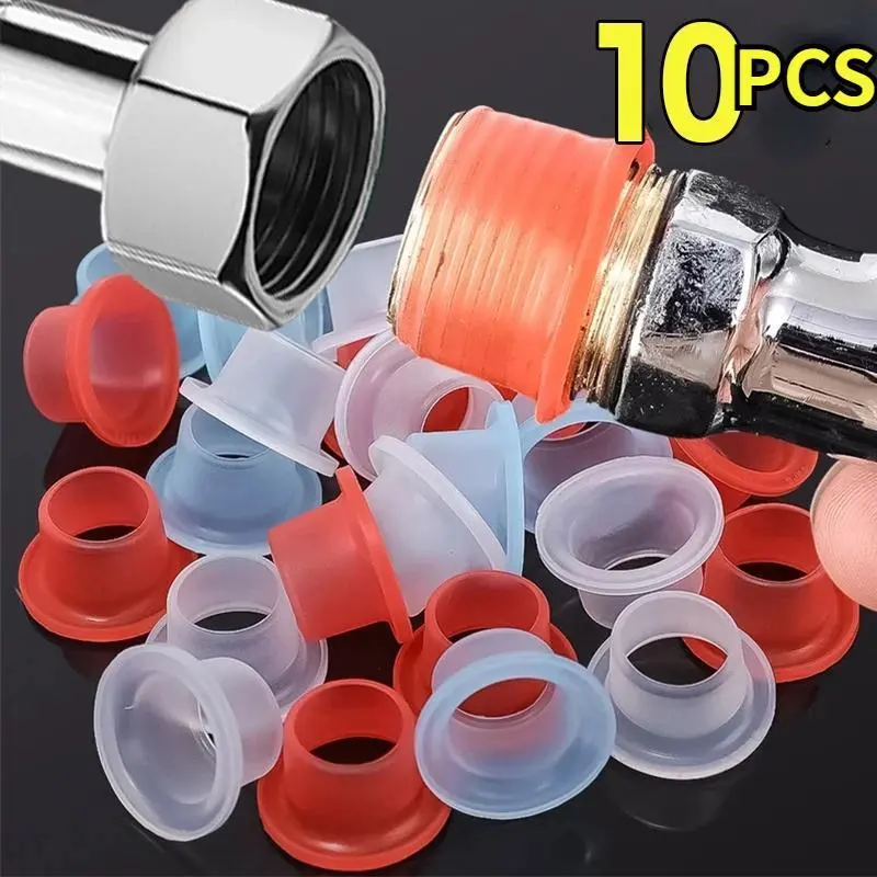 Miếng đệm niêm phong chống rò rỉ vòi, chất liệu cao su Ren, thích hợp cho vòi nhà bếp, có thể được sử dụng làm máy giặt hoặc ống cao su có ren van tam giác silicon, có sẵn trong 1-10 chiếc 0