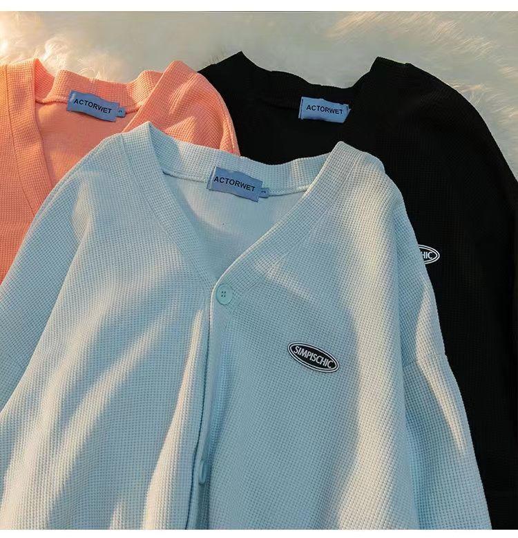 Product Introduction of Women Áo Len Cardigan Bánh Quế Thiết Kế Đẹp Cho Nữ, Phong Cách Lười Biếng Mùa Xuân Và Mùa Thu, Áo Khoác Dệt Kim, Dễ Phối Đồ, Thích Hợp Cho Học Sinh, Thời Trang, Áo Học Sinh Top 15
