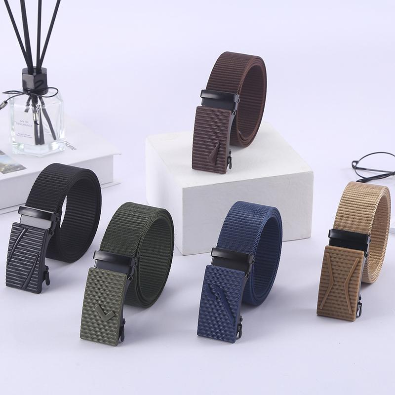 [XQ STORE] Thắt lưng VẢI DÙ, dây nịt VẢI BỐ CANVAS, khoá hợp kim tự động, trẻ trung, kiểu dáng thời trang.