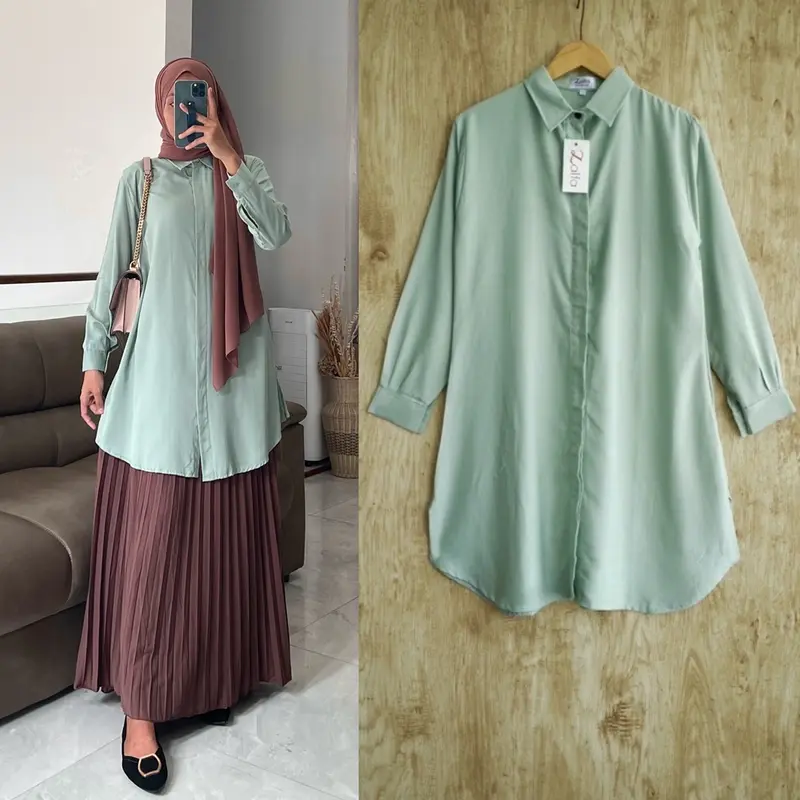 Zalfaoutfit ALINA tunik kerja rayon polos 8