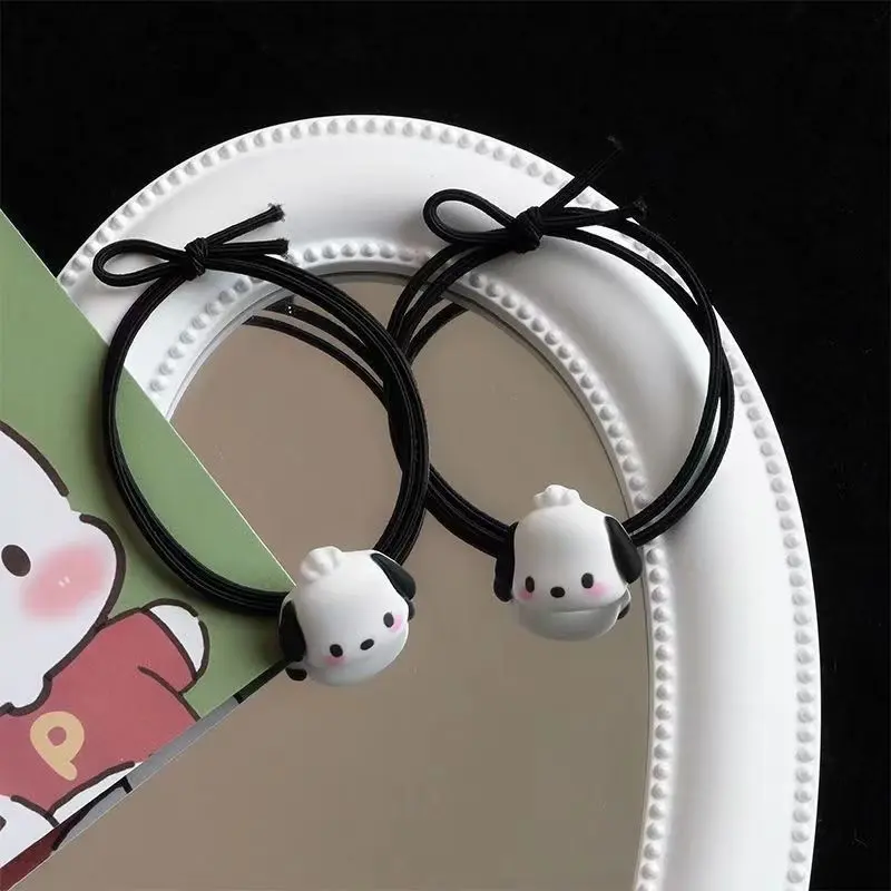 Dây buộc tóc cún dễ thương dây cột tóc nữ đơn giản 1