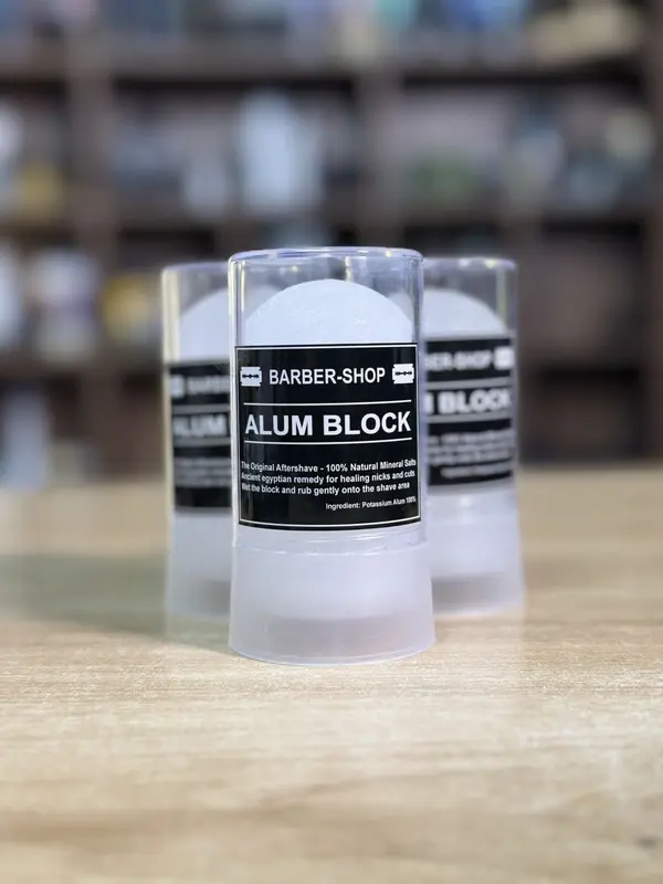 Phèn cạo râu Barber Shop Alum Block 150gr cho da sau khi cạo cao cấp chính hãng BARBER-SHOP 1