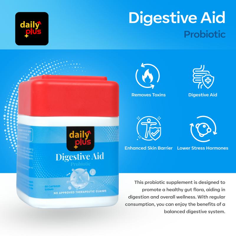 Daily Plusa Daily Plus Probiotic - Digestive Aid Supplement Capsule - TikTok Shop ...