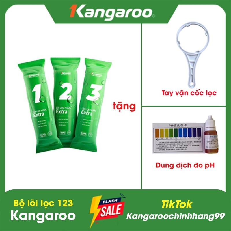 Bộ Lõi Lọc Nước Kangaroo 1,2,3