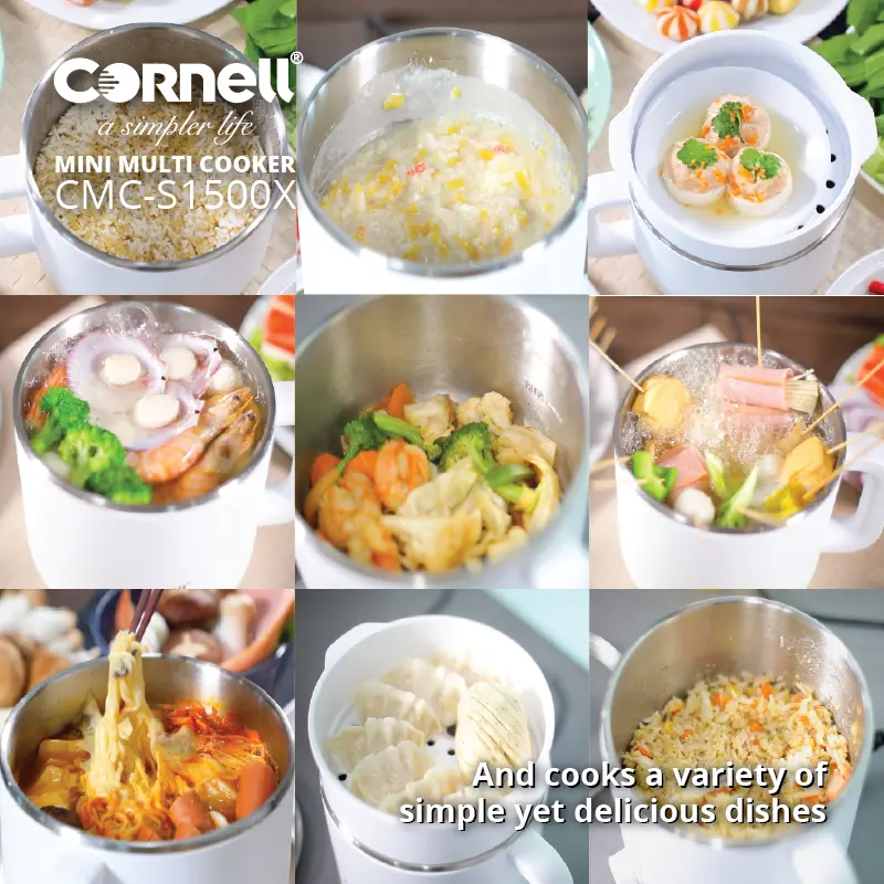 CORNELL MULTI-COOKER 1.5L CMCS1500X
