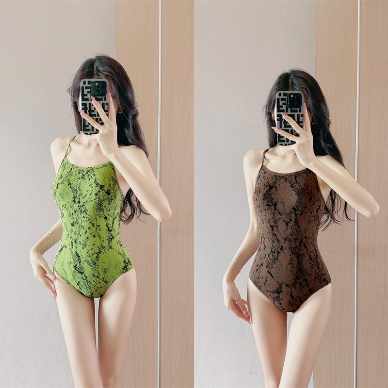 Product Introduction of Jomin 2025 Female Professional Training Swimwear Compete Printing Cross Bangage Swimsuit 2