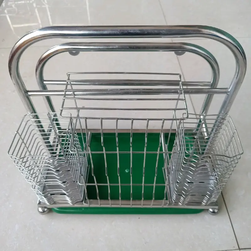 giá cài dao ,đũa,thìa 1 thớt, Kim loại inok 0