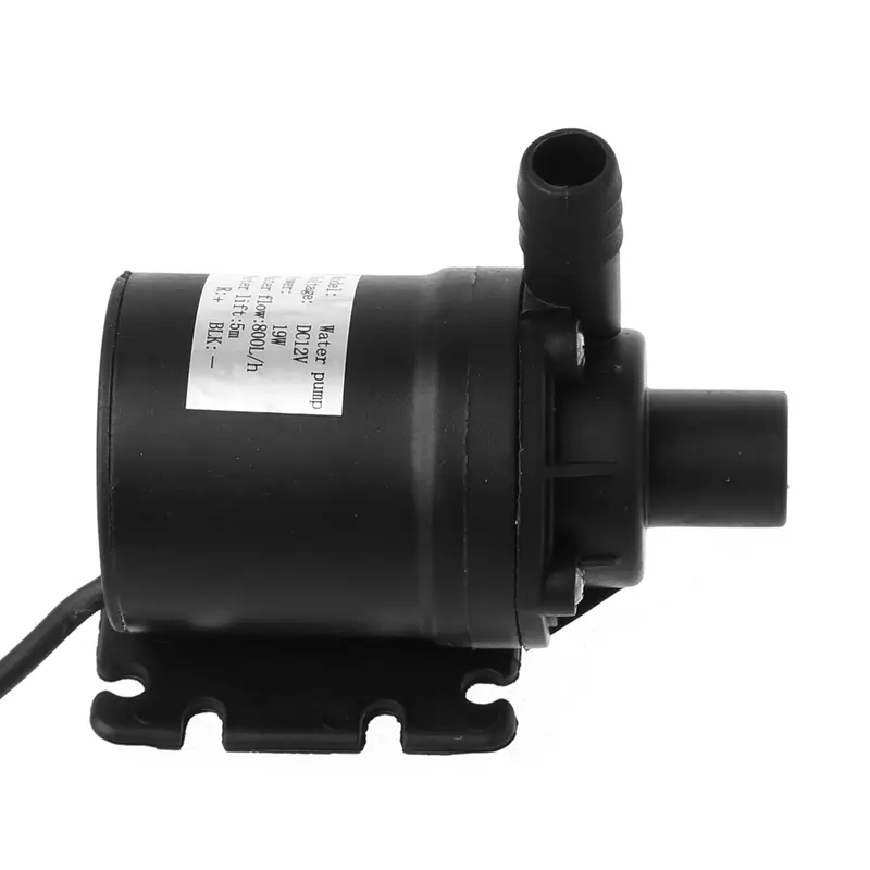 Máy bơm không chổi than không thấm nước, siêu êm, 12V, 20W, 800L / H, Kích thước nhỏ, Thích hợp cho máy lọc nước chìm, Máy bơm phun đài phun nước bể cá 7