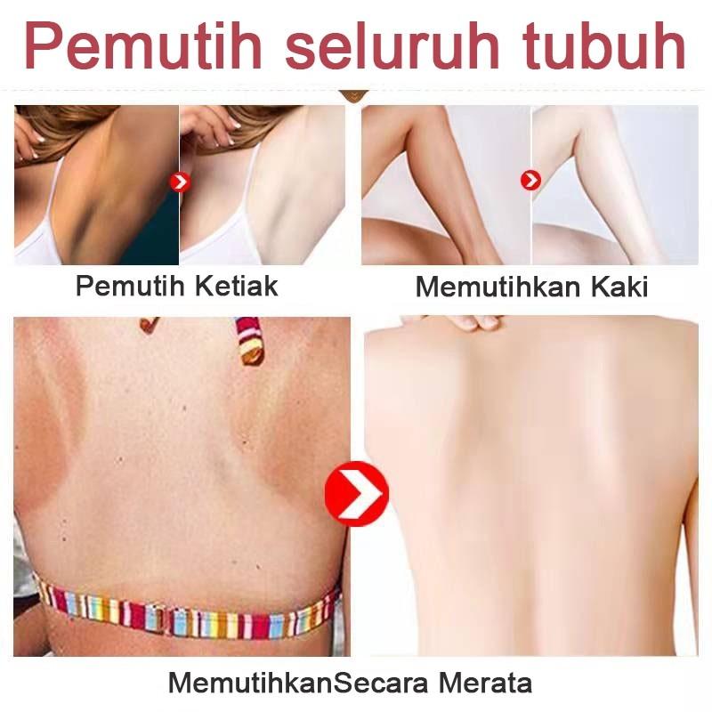 Kojic Acid Cream Pemutih Ketiak  Cream 50g Memutihkan bagian pribadi Pemutih Badan Cepat body lotion krim pemutih tubuh 8