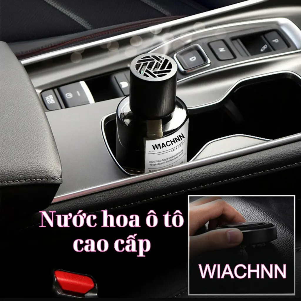 Nước Hoa Ô Tô Cao Cấp, Tinh Đầu Thơm Thiên Nhiên Cho Xe Hơi, Hương Thơm Quến Rũ Từ Hoa Và Gỗ, Kèm Lõi Bông Khuếch Tán