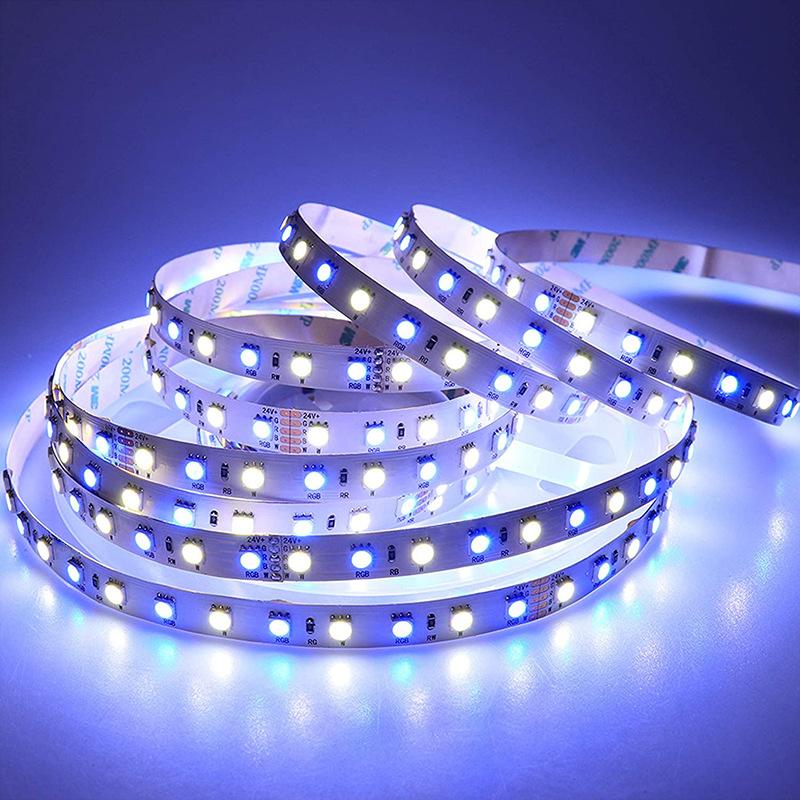 5Meters/roll DC12V 60leds/m SMD5050 Mixed Color RGBW RGB + (Warm/Cool ...